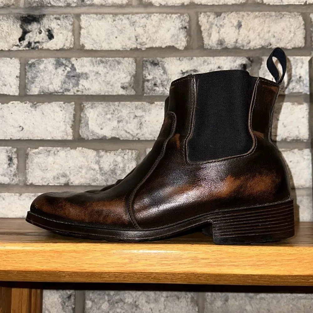 Dexter USA 11 Men’s Chelsea Genuine Leather Slip on Pull on Ankle Boots